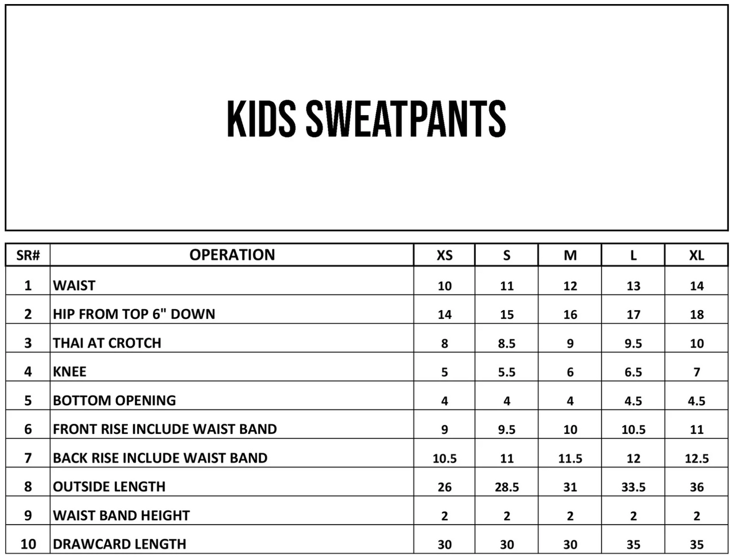 KIDS ALL DAY EVERY DAY Matching SWEAT SUIT (Unisex)