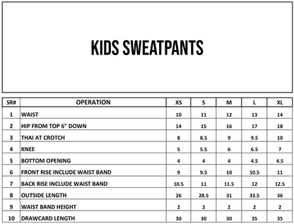 KIDS ALL DAY EVERY DAY Matching SWEAT SUIT (Unisex)
