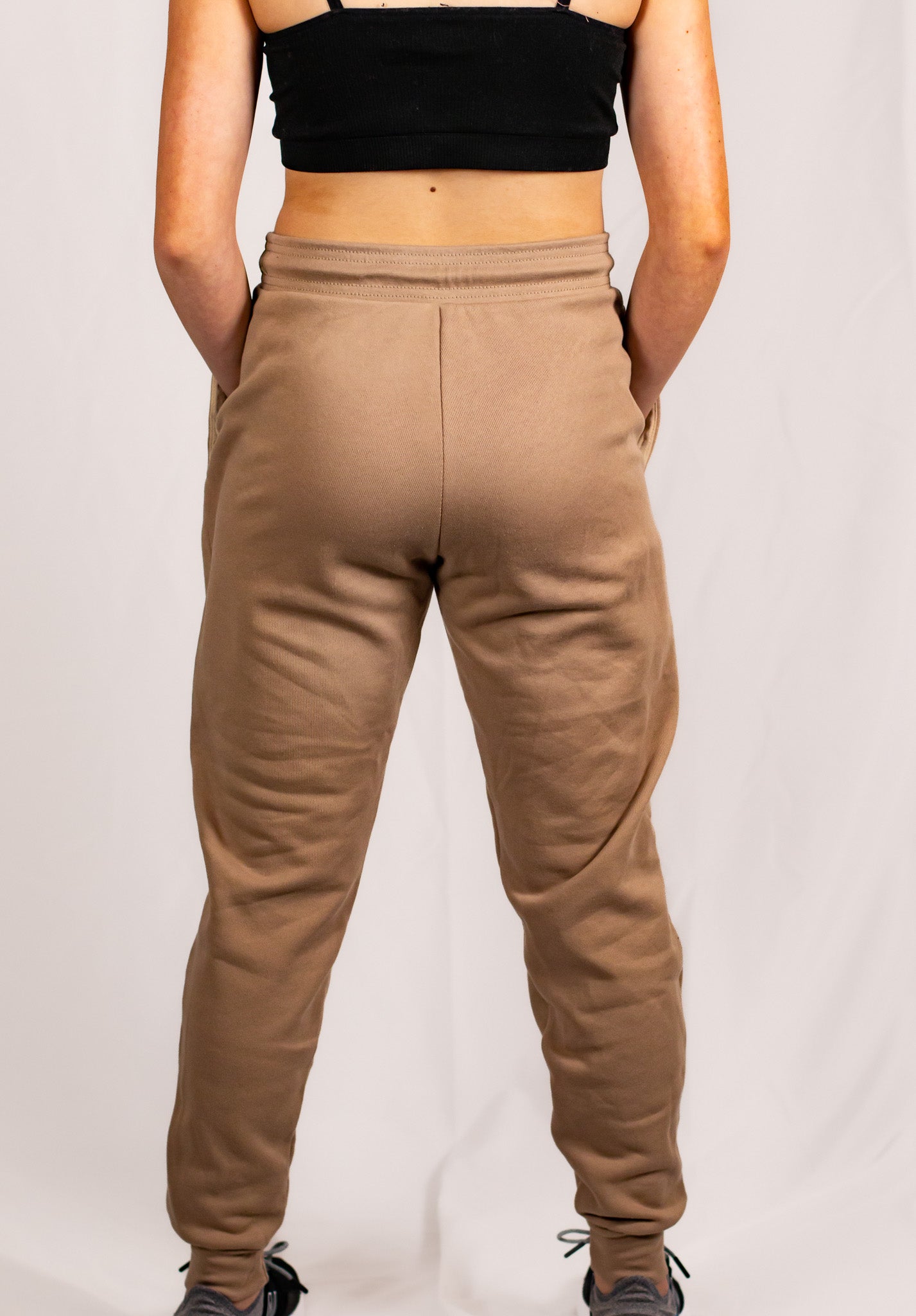 Soft Mocha Tan Cotton/Polyester Joggers (Unisex Matching Set)