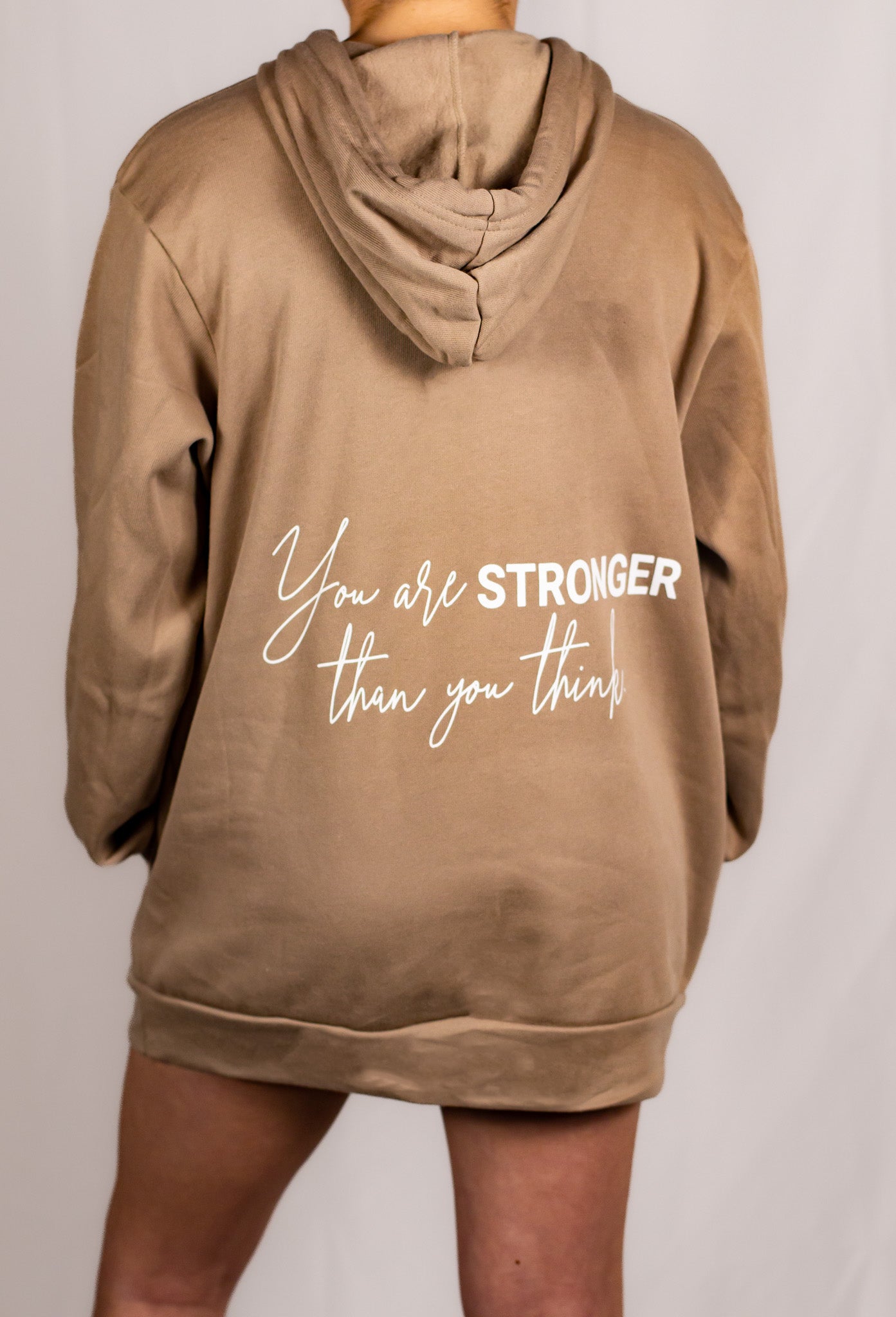 Soft Mocha Tan Cotton/Polyester Pullover Sweatshirt (Unisex Matching Set)