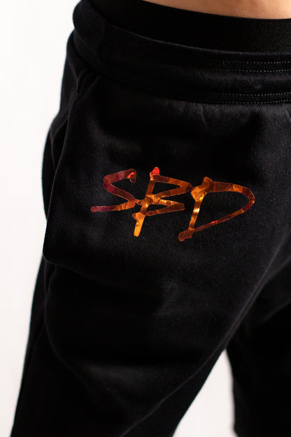 Black Soft Unisex Joggers (Holographic SBD Logo)