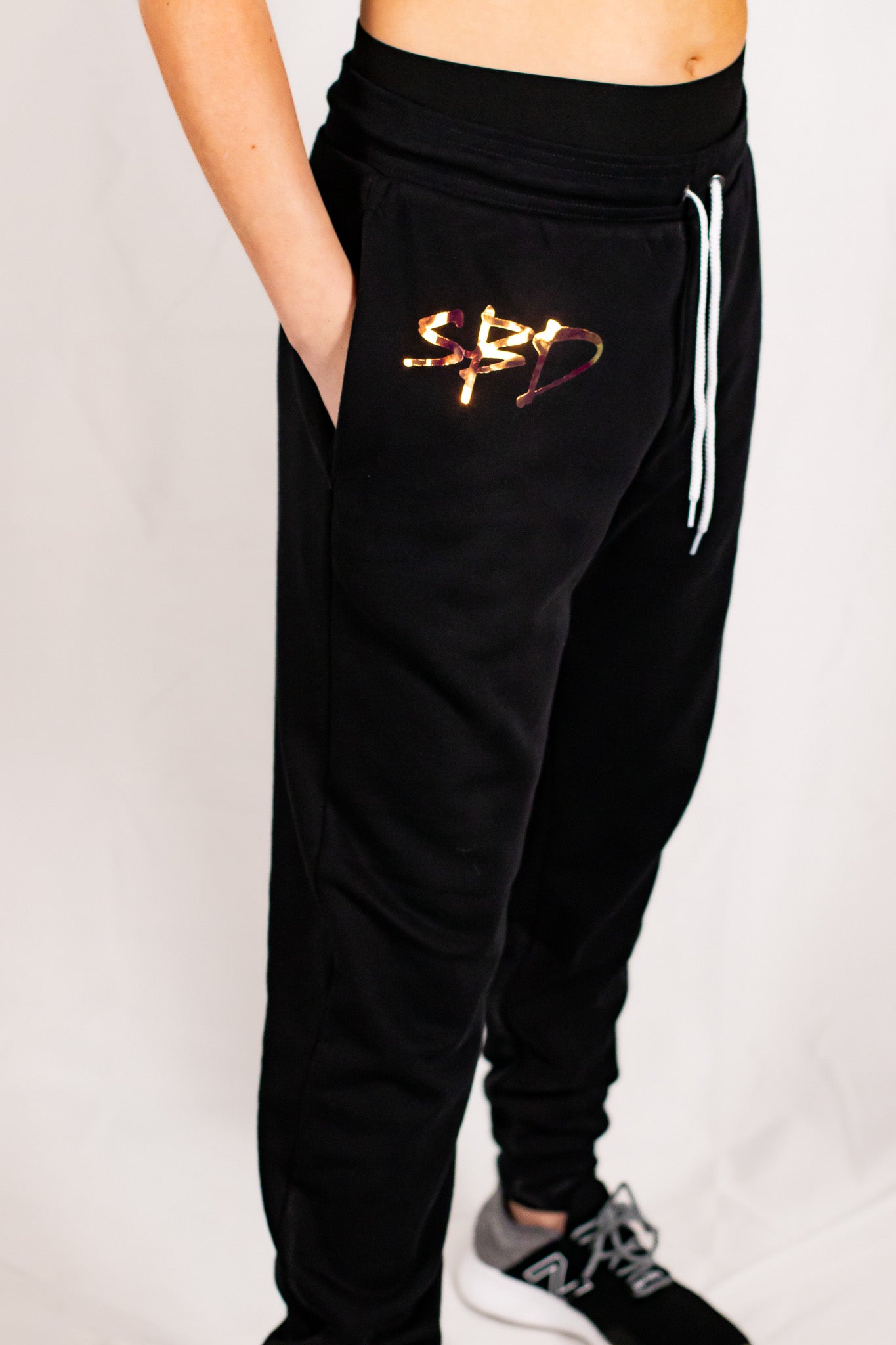 Black Soft Unisex Joggers (Holographic SBD Logo)