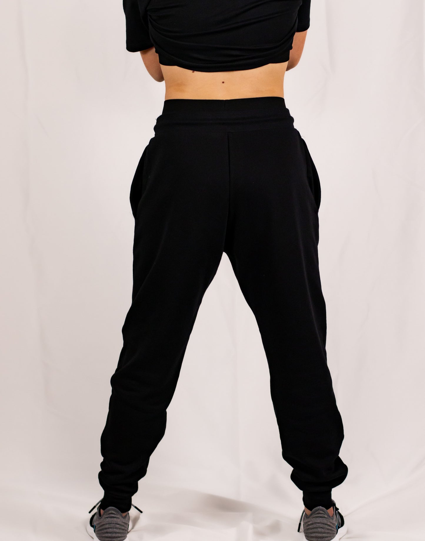 Black Soft Unisex Joggers (Holographic SBD Logo)