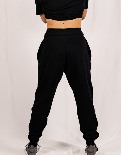 Black Soft Unisex Joggers (Holographic SBD Logo)