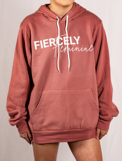 Soft Mauve Pink Cotton/Polyester Pullover Sweatshirt (Unisex Matching Set)